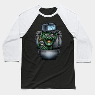 Horror toilet Monster #3 Baseball T-Shirt